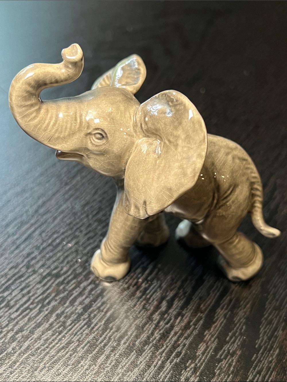 Vintage Goebel Porcelain Baby Elephant Figurine #36012 W. Germany - Picture 6 of 10